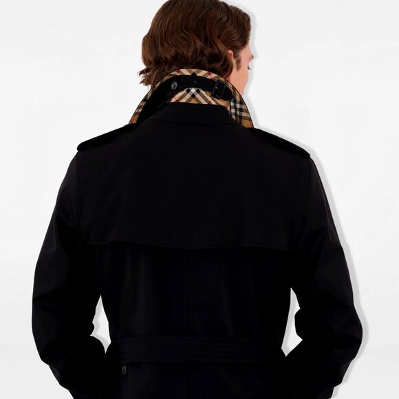 BURBERRY BRIT Men's Mid-Length Trench Coat - Picture 1 of 8